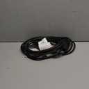 DEWENWILS 10 FT Outdoor Tri-Tap Extension Cord Splitter, Halloween Weatherproof 16/3 SJTW Power Cable for Holiday Decoration and Outdoor Landscaping String Lights, ETL Listed, Pack of 2, Black