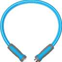 Fevone 3 ft Leader Hose Male to Female, Hose Reel Connector Hose 3 ft, Lead Hose for Hose Reel, 5/8 Inner Diameter Hose, 3/4 Aluminum Fittings
