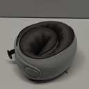 Travel Pillow, 100% Pure Memory Foam Travel Neck Pillow Airplane Neck Support Ergonomic Design for Traveling Suitable for Airplanes,Offices and Cars-Gray (Grey)