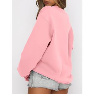 ANRABESS Womens Sweatshirts Crewneck Fleece Oversized Pullover Sweater Spring Winter Cute Tops Teen Girls Preppy Clothes 2026 (XL)