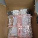 Ripeng 2 Pack 5-Tier Rotating Retail Display Stand, Adjustable Spinning Rack with Wheels for Jewelry Earrings Keychains Craft Shows Vendor Events, Pink