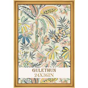 GULETHUN 24x36 Frame, Transitional Modern Design Picture Frames, 24 by 36 Rustic Poster Frame for Home Decor, Gold Vintage Photo Frames, Horizontal or Vertical Display, Choose Size & Color
