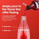 SodaStream MTN Dew Code Red Zero New Pour Bottle Drink Mix 14.9 Fl Oz (Pack of 4) (EXP 01/25/27)