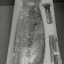 52 Inch Ceiling Fan with Lights, High CFM 3 Blades Sliver Ceiling Fan with Remote Control, Quiet DC Motor Fan for Indoor Outdoor (Silver)