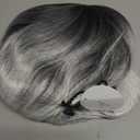 Short Curly Wigs with Bangs for Women 14 Inches Wavy Bob Wig Synthetic Heat Resistant Fiber Wigs (R4-1001)