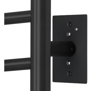 Hardwire Kit for Round Black Electric Towel Warmers,201 Stainless Steel Wall Mount,Concealed Wiring System