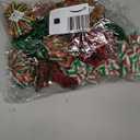 Geelin 24 Pcs Christmas Gift Pull Bows Peel Stick 6 Style Christmas Confetti Gift Bows Xmas for Tree Presents Package Baskets Wedding Party Decor Birthday