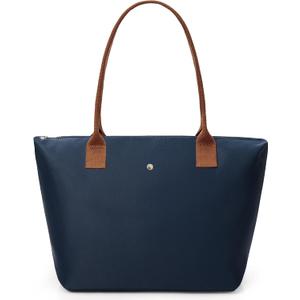 KALIDI Tote Bag for Women Nylon Top-Handle Purse,Large Capacity Shoulder Hobo handBag with Zipper Leisure Foldable Weekend