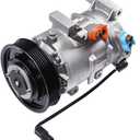 ECCPP AC Compressor 2012-2017 Fit for Hyundai Accent 2012-2017 for Kia Rio 1.6L Fast Cooling Air Conditioning Compressor