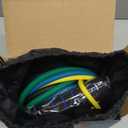 Resistance Bands Set with Yellow Handles, Exercise/Workout/Fitness Bands with Door Anchor, Legs Ankle Straps for Resistance TrainingPhysical TherapyHome Gym Workout (10-150LBS-Colorful)