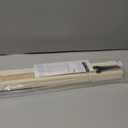 LazBlinds No Tools No Drill 1" Vinyl Mini Blinds, Cordless Blinds for Windows, Light Filtering Horizontal Window Blinds & Shades, 34" W x 48" H, Cream