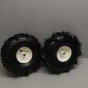 11x4.00-4" Tiller Tire and Wheel, 3/4" Axle Size, 3-1/8" Centered Hub, Compatible with Craftsman & Troy-Bilt Tiller Replacement
