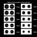 Boen Coin Flips 10 Assorted Sizes 1000Pcs Coin Holders for Colletors The Coin Collection Supplies Include A Mini Stapler The Coin Cardboard Coin Flips for Coin Collection (10 Assorted Size 1000pcs)