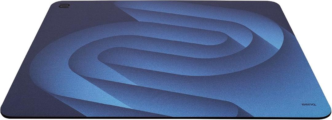 BenQ ZOWIE G-SR-SE Blue II Large Esports Gaming Mouse Pad, Humidity resistance color cloth, Smooth glide feel with steady control, Uniform high-density rubber base with medium softness, Anti-Slip base