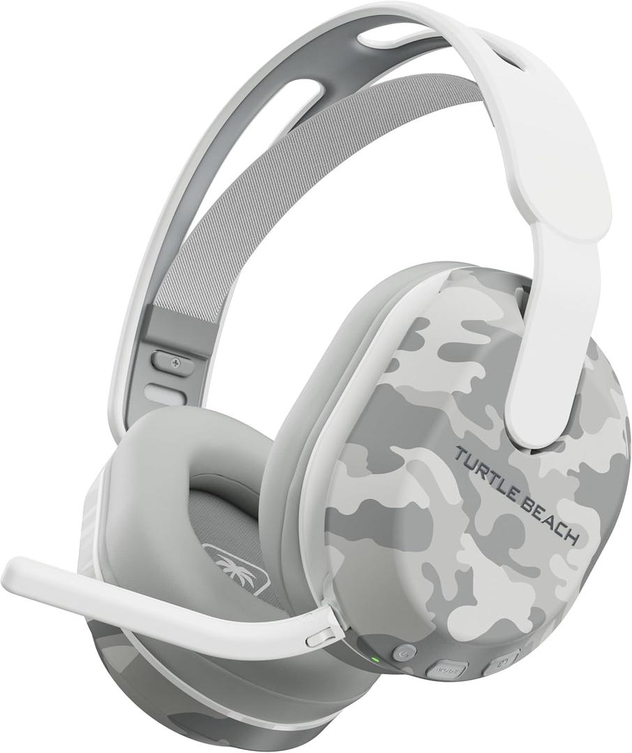 Turtle Beach Stealth 500 Wireless Gaming Headset Licensed for Xbox Series X|S, Compatible with Xbox One, Bluetooth, PC, Mobile, 40 Hr Battery, Memory Foam Cushions, Flip-to-Mute Mic  Arctic Camo