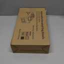 Elevated Dog Bowls for Small Dogs and Cats, Non-Slip Cat Bowls with 2 Thick 5.5" Stainless Steel Dishes, Dog Feeder 2 Heights Adjustable to 2.6"-5.3" (Pink)