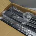 Hand Rails for Outdoor StepsStair Handrail & Indoor Stair Railing KitRailings for Outdoor Steps for Fence & Outdoor Steps (2, Black-with Balusters, 2 Step)