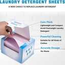 2 x Lavender Laundry Detergent Sheets, 100 Count | Compact lavender-scented laundry sheets; lightweight, travel-ready format for everyday fresh laundry cleaning.