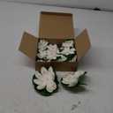 Retisee Marigold Garland Lights 9.8ft 20 LED Artificial Marigold Flowers Home Decor Orange Fairy Curtain Lights Battery Operated for Diwali Day of The Dead Pooja Party Decoration (2 Pack)