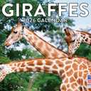 Giraffe Calendar 2026 Monthly Wall Calender 12 Month | American Made In The USA