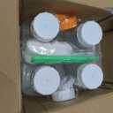 4 Pack 32 Oz Glass Milk Bottles with Nut Milk Bag & 2 Pour Spout & 2 Airtight Lids & Brush- 1Qt Scale Mark Drinking Jars Reusable Container for Milk, Juice, Water, Coffee for Refrigerator