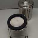 Purewell 3-Stage 0.01μm Ultra-Filtration Gravity Water Filter System, 304 Stainless Steel Countertop System with 2 Filters, Metal Water Level Spigot and Stand, Reduce 99% Chlorine, 2.25G, PW-OB-K