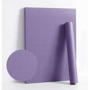 Dimoon 236''x17.7'' Purple Peel and Stick Wallpaper Contact Paper Modern Self Adhesive Wall Paper Removable Renter Friendly Textured Solid Color Shelf Cabinet Vinyl Roll (236''x17.7'',Dark Purple)