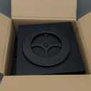 DHLANROY Cologne Organizer for Men, 3-Tier Rotating Perfume Stand - Large Capacity Wooden Display Shelf & Storage for Fragrance, Watch, Sunglasses - Modern Desk, Dresser Top, Bathroom Organizer - Birthday Anniversary Ideal Gift for Husband, Boyfriend