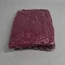 6 Pack Square Seat Cushion Chair Pads for Kitchen Dining Chairs, Soft Comfort Velvet Chair Mat Pillow Cushions with Ties for Office Desk Living Room Tatami 15.5", Burgundy Red