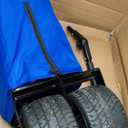 BEAU JARDIN Folding Push & Pull Beach Wagon 500 lbs Collapsible Foldable Wagons with Push Handle All Terrain Wheels Grocery Utility Camping Sports Garden Wagon Cart Blue (Extra Large)