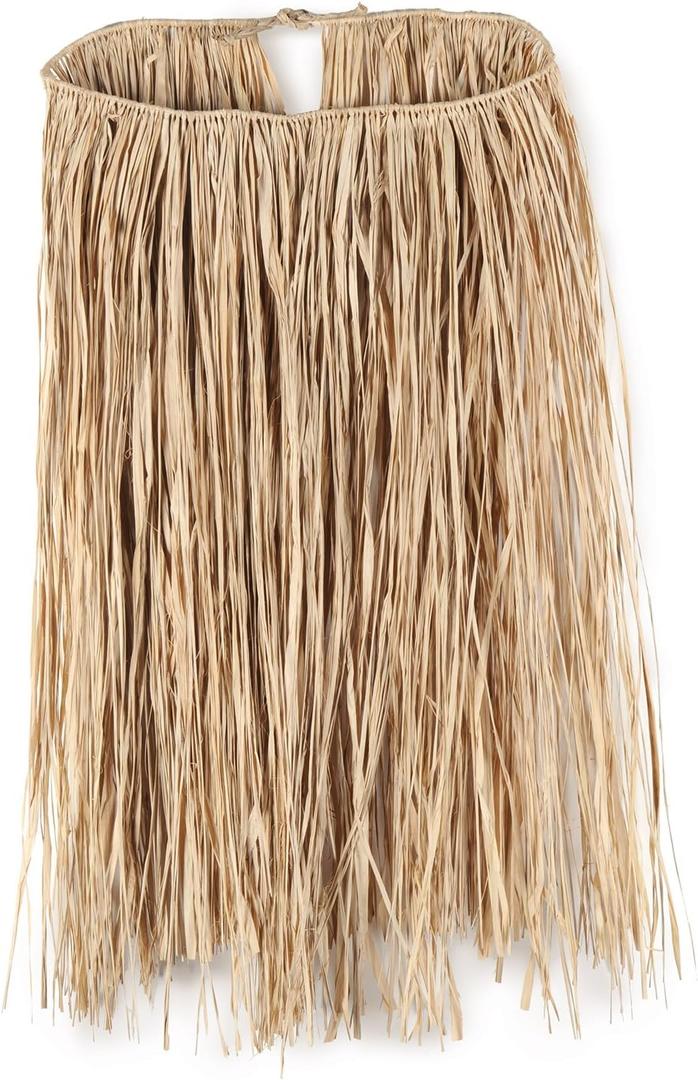 Teen Raffia Hula Skirt (natural) Party Accessory (1 count) (1/Pkg)
