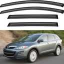 Window Visors Rain Guards Shield for 2007-2015 Mazda CX-9, Out-Channel Window Vent Wind Deflectors Visors Shades for 07-15 Mazda CX9 CX 9