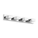 Ralbay Modern Chrome Vanity Light for Bathroom 4-Light 30inch Acrylic Modern LED Bathroom Wall Lighting Fixtures Over Mirror