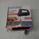 6-Speed Easy Storage Hand Mixer with 5 Attachments & Storage Case, Black (Basic)