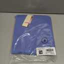 Dokotoo Women's 2 Piece Summer Outfits Casual Crewneck Short Sleeve Ruched Knit Tops Elastic Waist A-Line Midi Skirt Set (Blue, S)