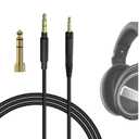 GEEKRIA Audio Cable Compatible with Sennheiser HD 620S/599/599SE/ 598/598SE/560S/ 400PRO/579/569/ 550/505 Headphones, 3.5mm to 2.5mm Replacement Stereo Cord (5.6ft/1.7m)