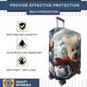 Luggage Covers For Suitcase Tsa Approved,Suitcase Cover Protector Fit 22-24 Inch,Washable Elastic Stretchy Anti-scratch Luggage Sleeve (FLYDOG)