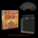 10 Pcs Clear Modern Game Cases for NEO GEO Cartridge, Scratch Resistant Plastic Case