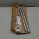 Shower Curtain Rod, 1" Diameter Heavy Duty Tension Shower Rod, Non Slip Adjustable 28-46 inch No Drilling Shower Curtain Rods Spring Tension For Bathroom, Shower Stall, No Rust, Nickel