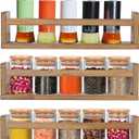 AZSKY Nursery Book Shelves for Wall Bookshelf for Kids Wood Floating Book Shelves16 Inch Wall Shelves for Living Room Bedroom Decor Kitchen Spice Rack Bathroom Storage Organizer Shelf Set of 3 (Light Walnut)