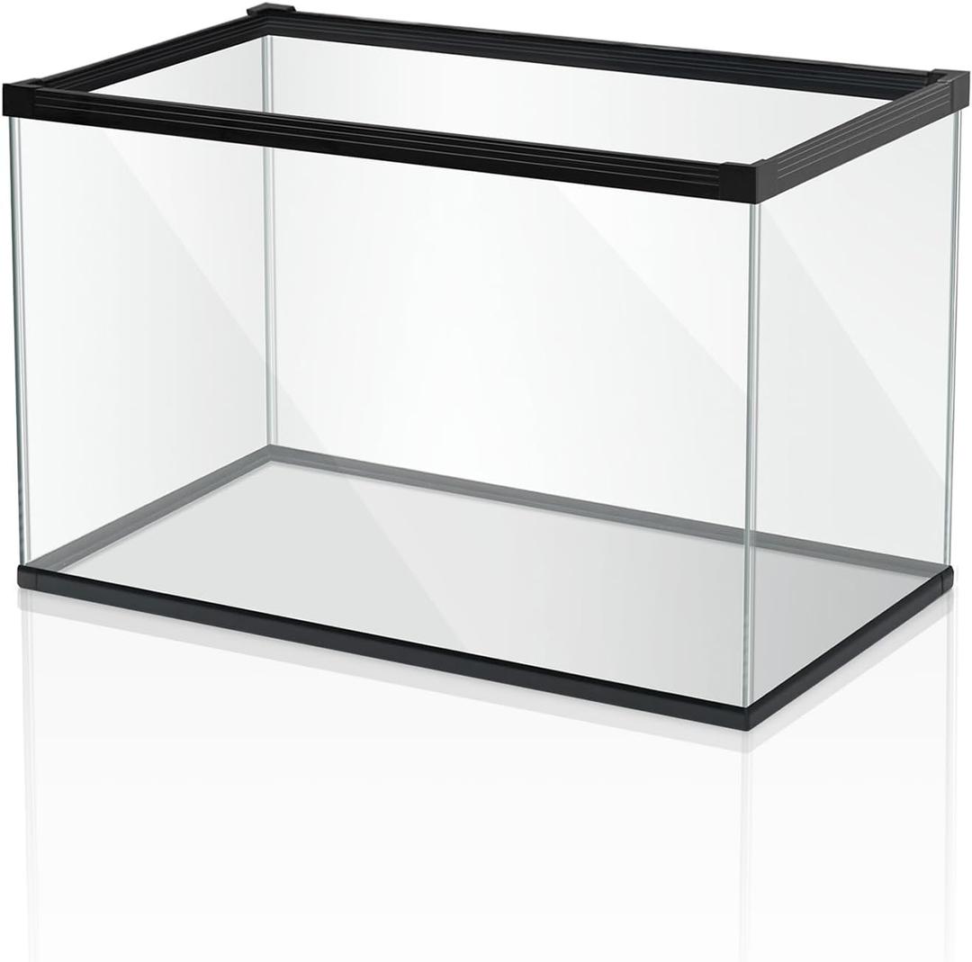 Ultra Clear Glass Aquarium Thickened Large Fish Tank  5.5 Gallon 