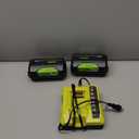 ANTRobut 2 Pack 6.5Ah Replacement for Ryobi 40V Battery OP4026 OP4030 0P4040 OP4050 OP4060, with Dual Port 40V Charger