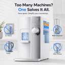 3-in-1 Countertop Water Bar with Ice Maker, Hot & Cold Water Dispenser, 7-Stage Filter, 7 Temp Settings, 5 Volume Options, No Installation, Portable Water Station for Kitchen, Office, RV