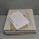 Bumusty Large Cork Board Alternative-48 x 36" Felt Bulletin Board Tiles, with 30 Pushpins, 70 Adhesive Tabs, 12-Pack Slat Wall Paneling, Cork Boards for Office Push Pin Board Felt Board-Oatmeal