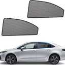 ZATOOTO Car Window Shades Toyota Corolla 2019-2024 for Rear Window | Car Window Covers for Baby & Pets | Blocks 99% UV Rays & Heat | Breathable Mesh Sunshade | Bug-Free Protection for Camping & Travel