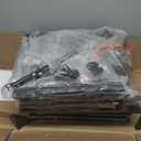 Furnulem Tall Dresser with 6 Drawers,Vertical End Table and Nightstand for Bedroom,Industrial Dorm Bedside Furniture with Fabric Storage Drawer Organizer in Living Room,Closet,Entryway(Rustic Brown)