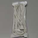 20 Ft Extension Cord US 2 Prong Long Extension Cord White Extension Cord Cable 125v 10a Male to Female Power Cord for Nema 1-15p to 1-15r