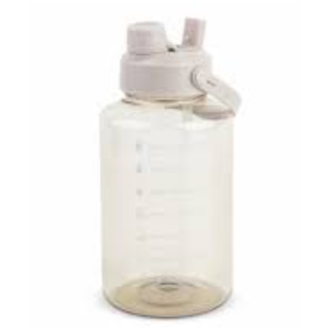 Manna  Tritan Bottle, Straw Lid and Extra Large Carry Handle Cloud White 64oz
