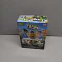 Goliath Trash Stash Game w/ 24pc Puzzle - Fill Trashcan, Watch It Dump Into Garbage Truck Or Truck Chucks It Up - Includes 24-Piece Puzzle
