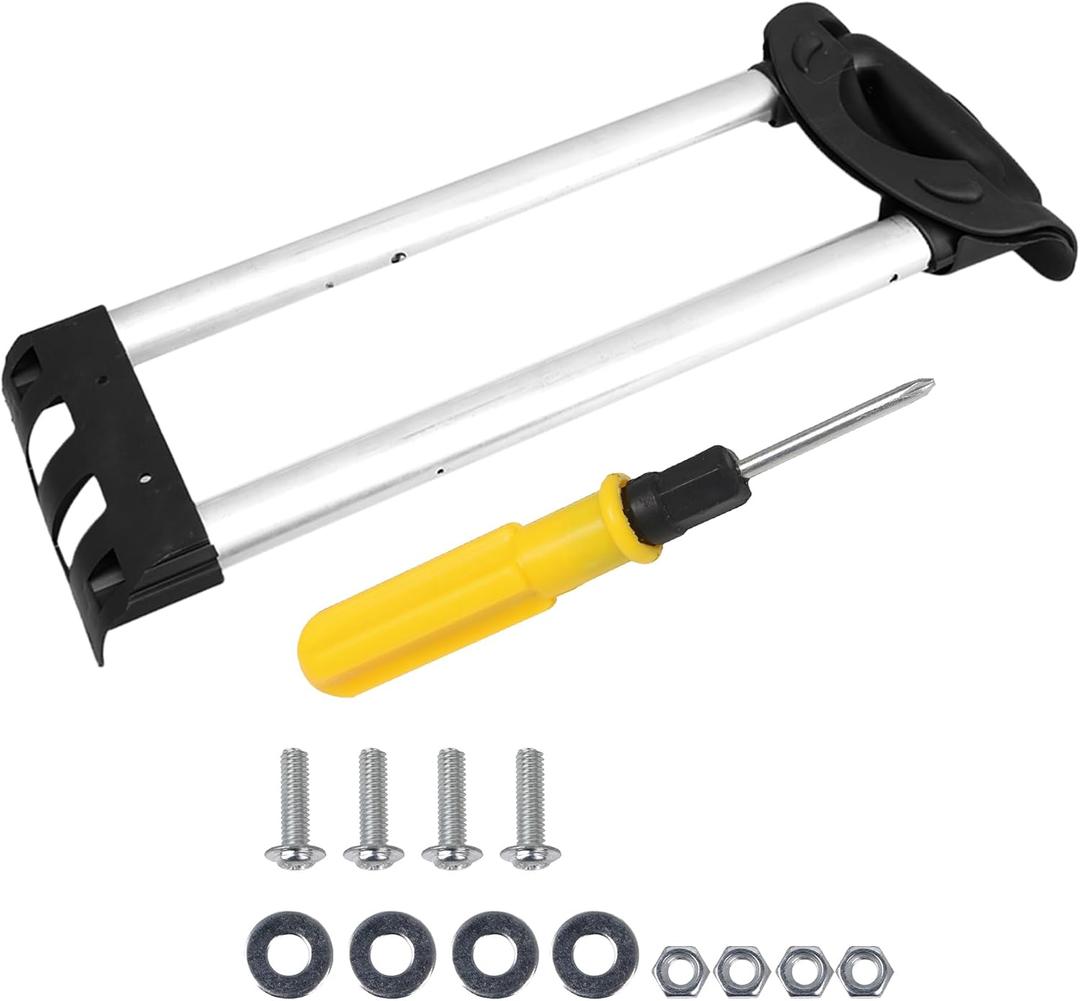 SHANOER Luggage Suitcase R003# Repair Kit w/ 37.79" Telescopic Handle & Grey Cup Holder & Screw & Screwdriver